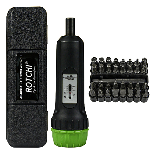 Justerbar drejningsmoment skruetrækker 1/4