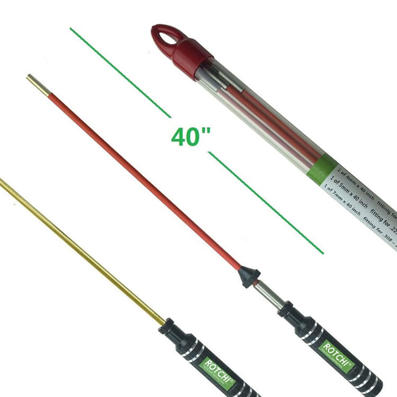 Aluminiumshåndtag Hurtigt roterende pvc stålpistol rensestang