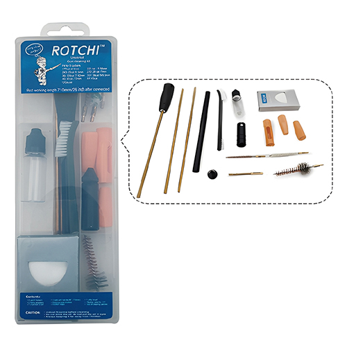 Riffelsæt med boreføring & pistololie