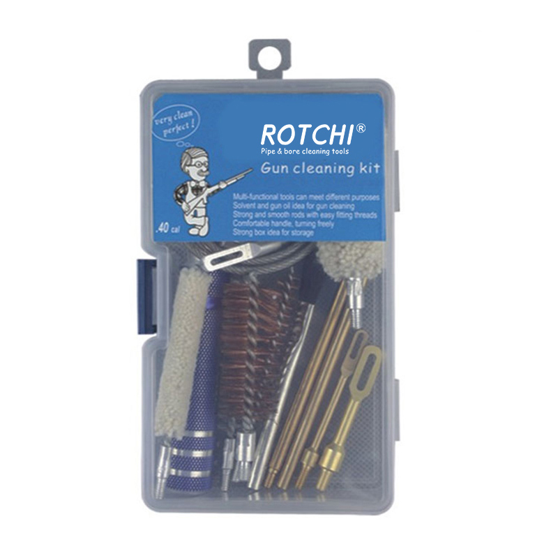 Universal pistolrengøringssæt Plastkasse pakket